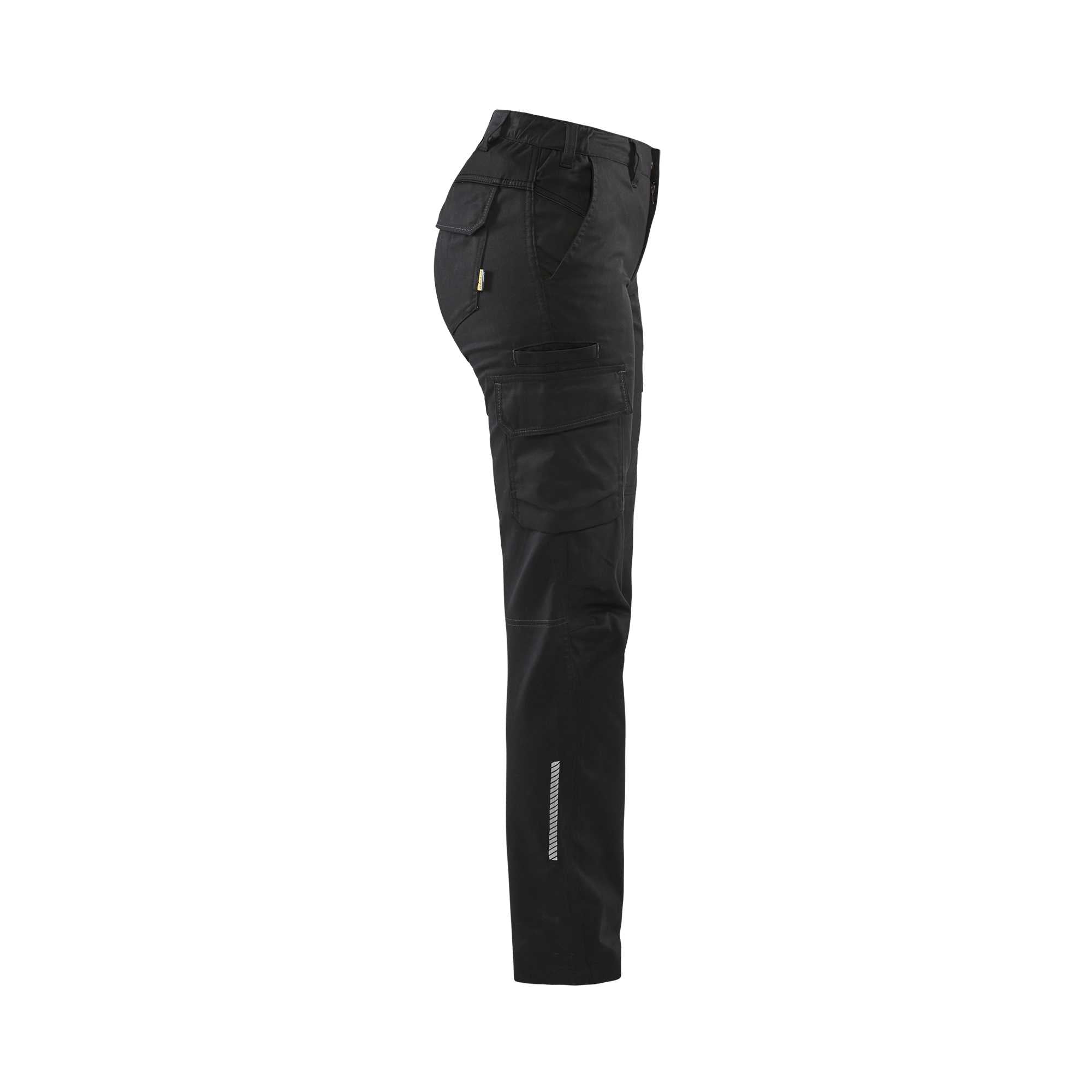 BLAKLADER 71441832 Women's industry trousers stretch Hi Vis Reflective Work Trousers Women - twill fabric